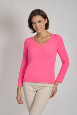 CASHMERE JUMPER-ROSE