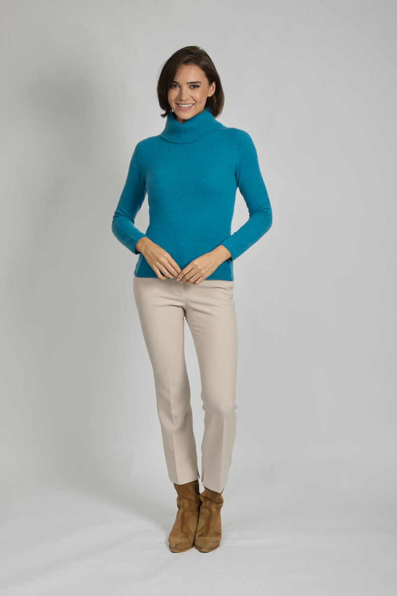 THIN TURTLE NECK OVERSIZE COLL-SAPHIR
