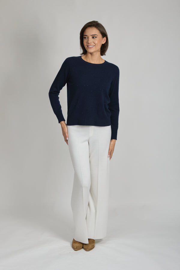 SWEATER WITH SEQUINS-NUIT