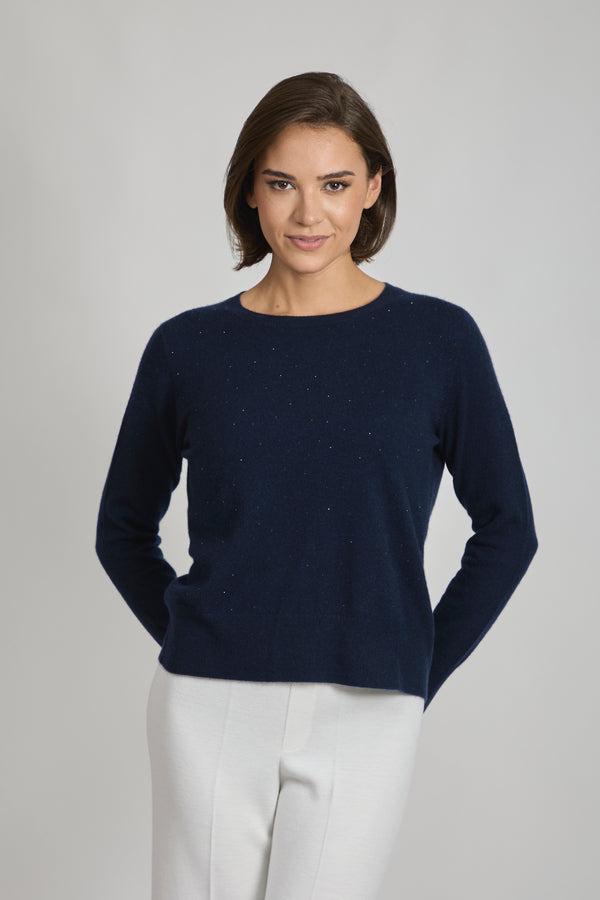 SWEATER WITH SEQUINS-NUIT
