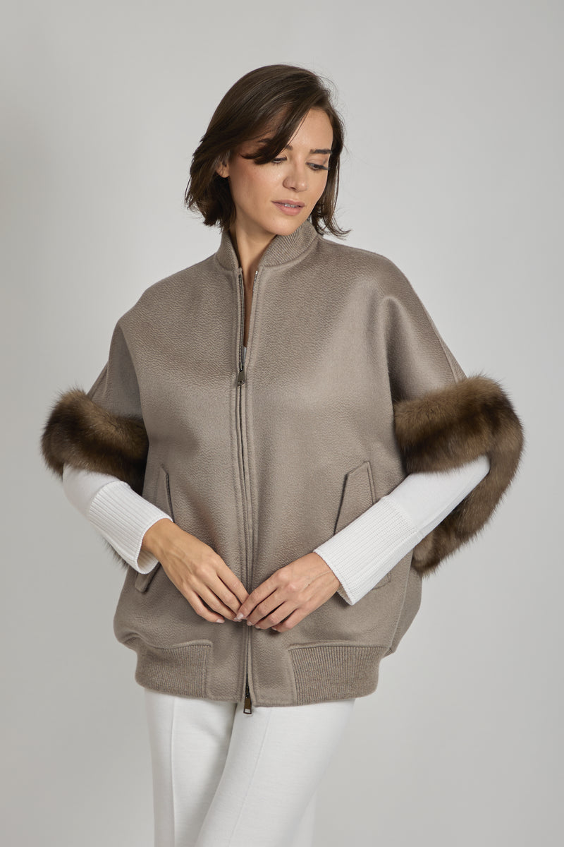 CASHMERE/SABLE CAPE-TAUPE