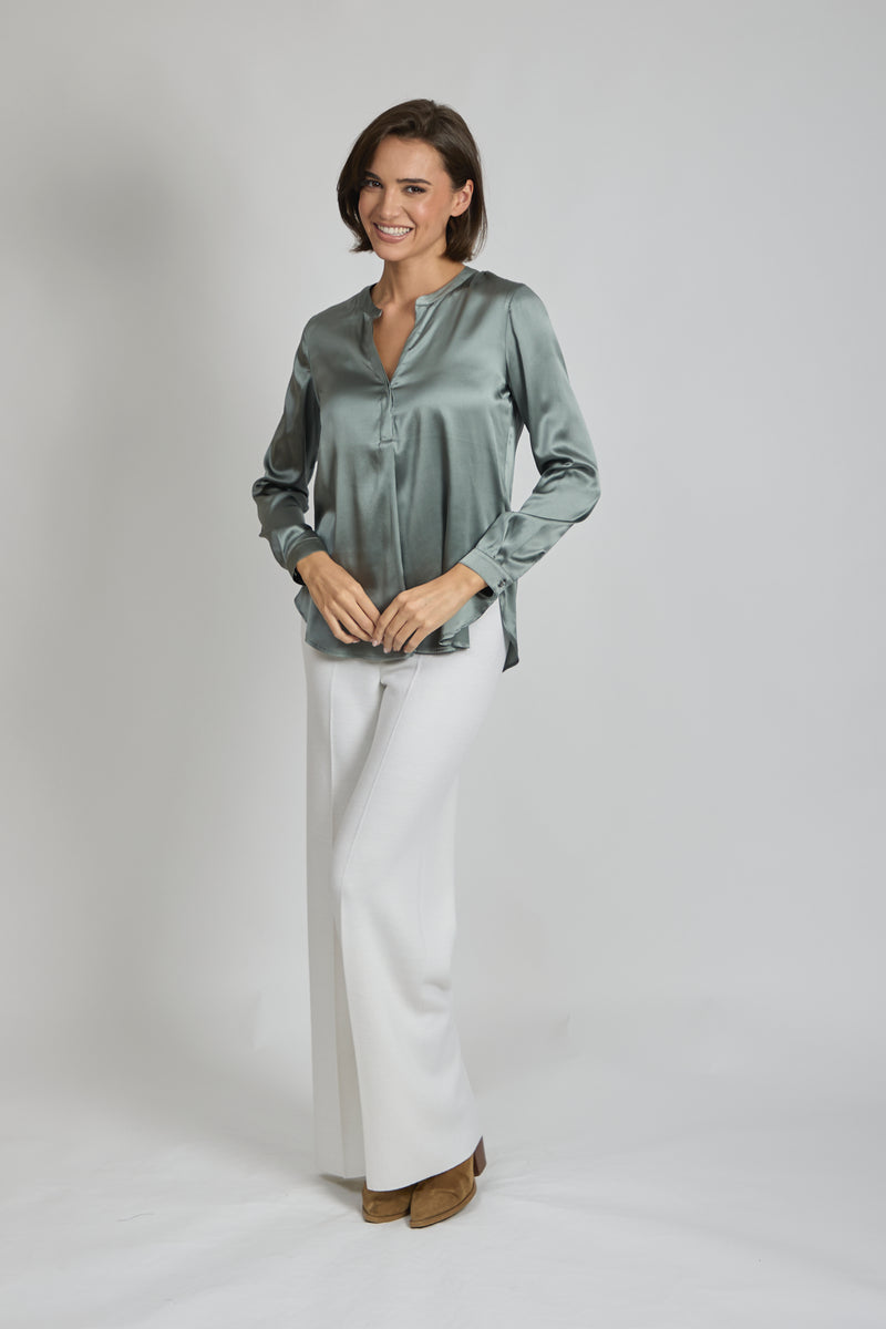 SILK SHIRT-ARDESIA