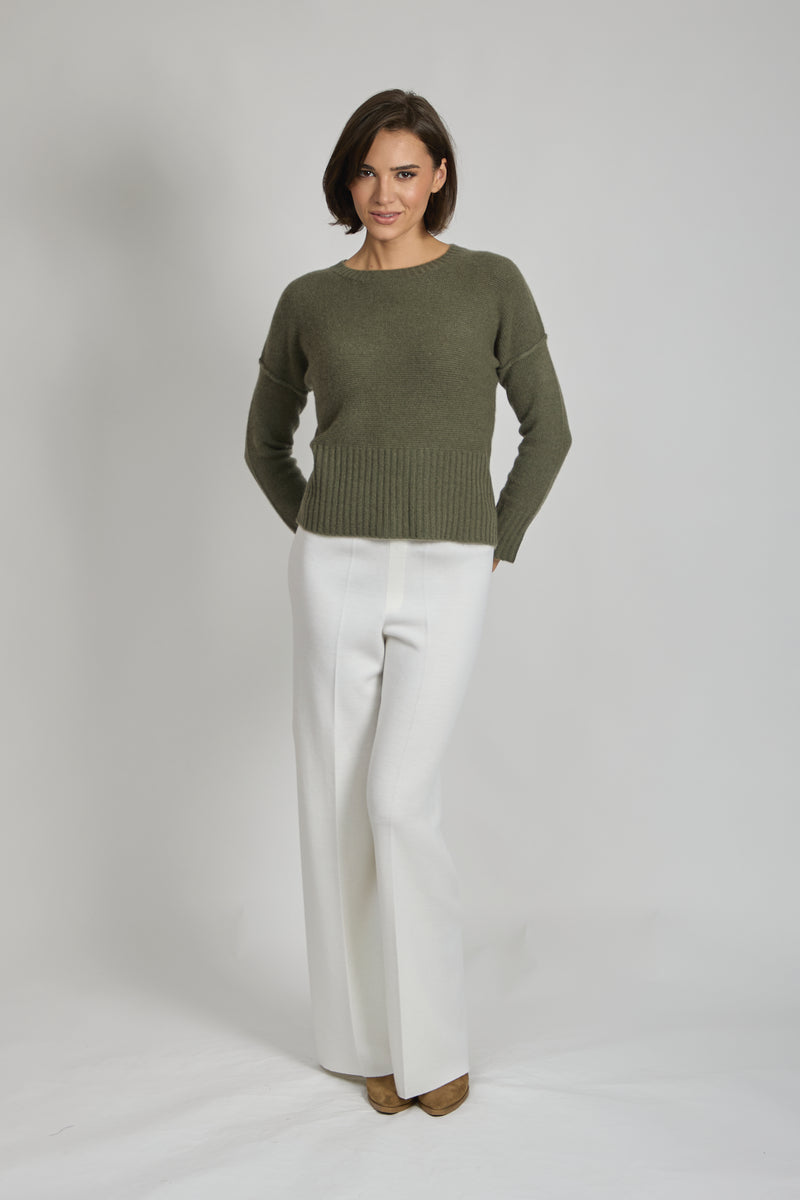 CREW NECK JUMPER-VEGETAL