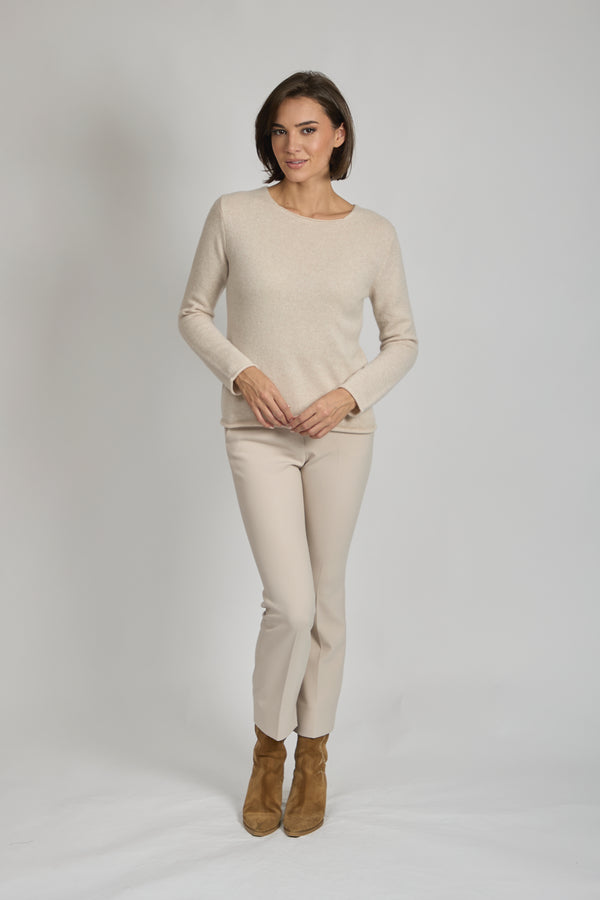 CREW NECK JUMPER WITH LUREX-LIN