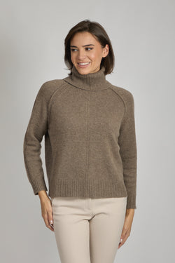HIGH NECK JUMPER-TOAST