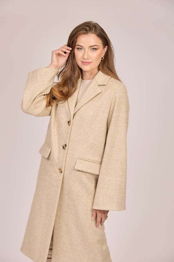 HERRINGBONE COAT