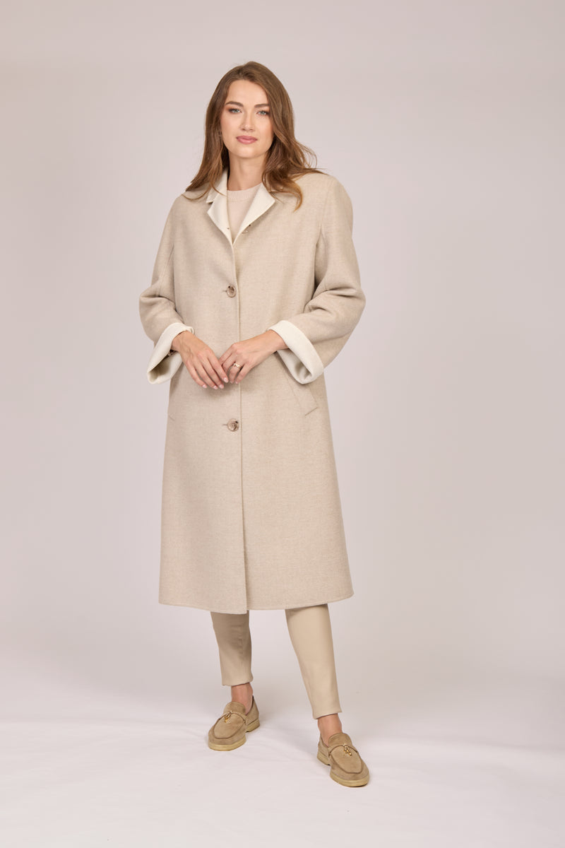 CASHMERE COAT-ANGORA