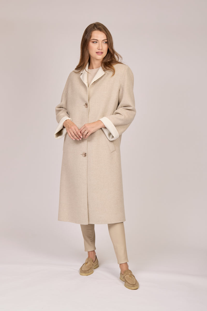 CASHMERE COAT-ANGORA