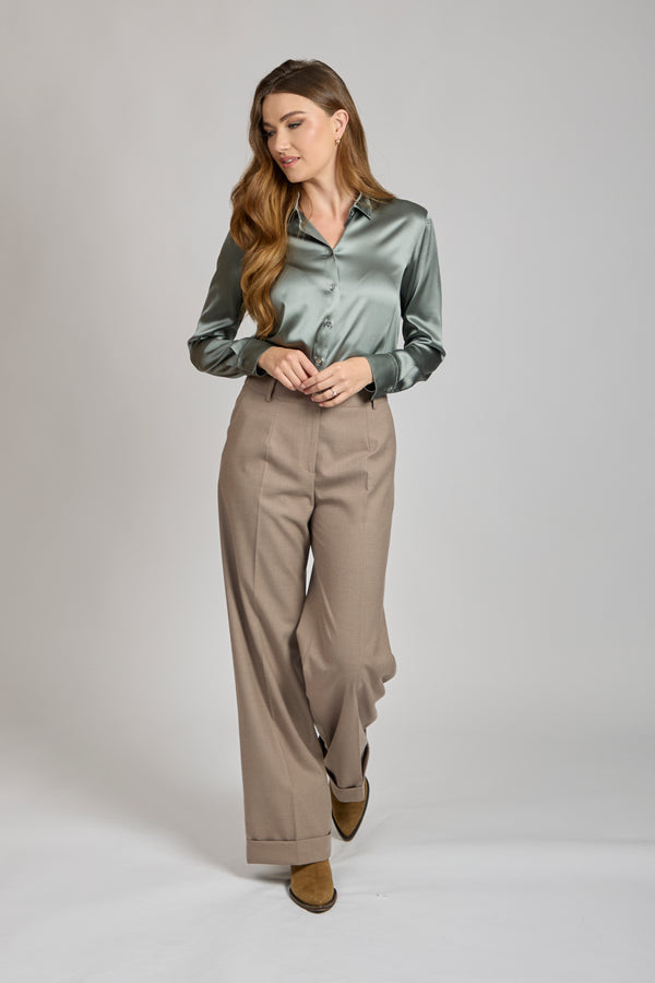 SILK SHIRT-ARDESIA