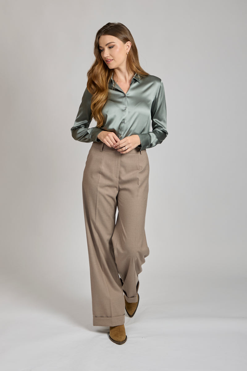 SILK SHIRT-ARDESIA