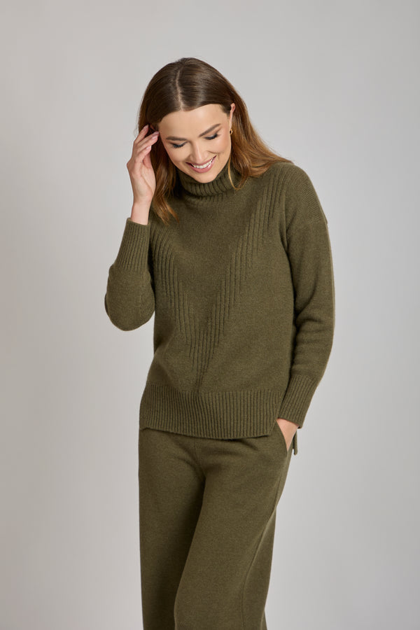 HIGH NECK JUMPER-MUSCHIO