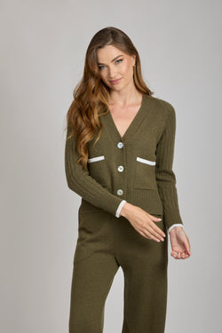CASHMERE CARDIGAN-MUSCHIO