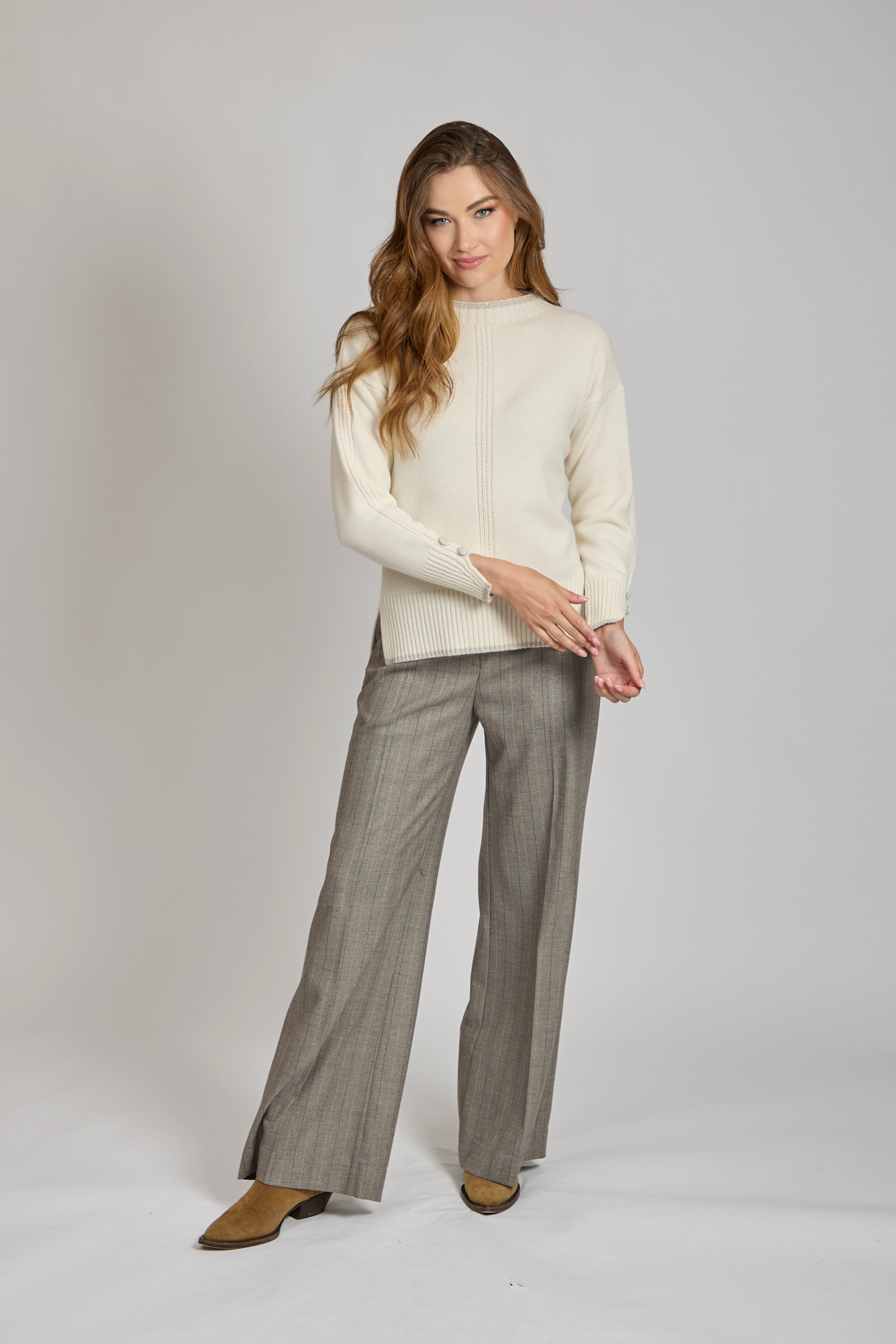 CREW NECK JUMPER-PANNA