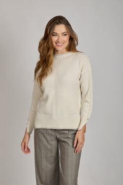 CREW NECK JUMPER-PANNA
