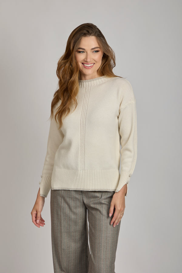 CREW NECK JUMPER-PANNA