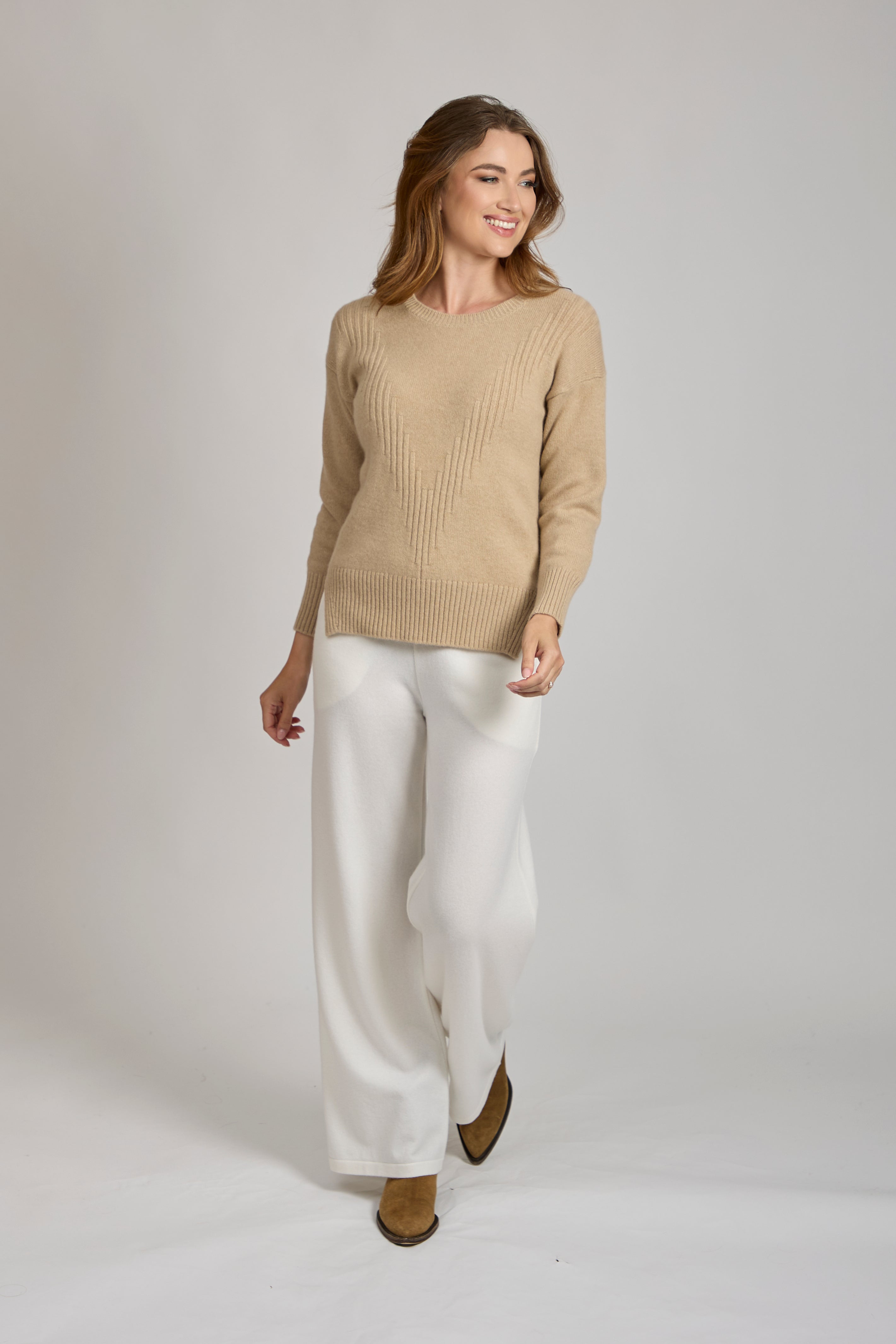 CREW NECK JUMPER-NOCCIOLA