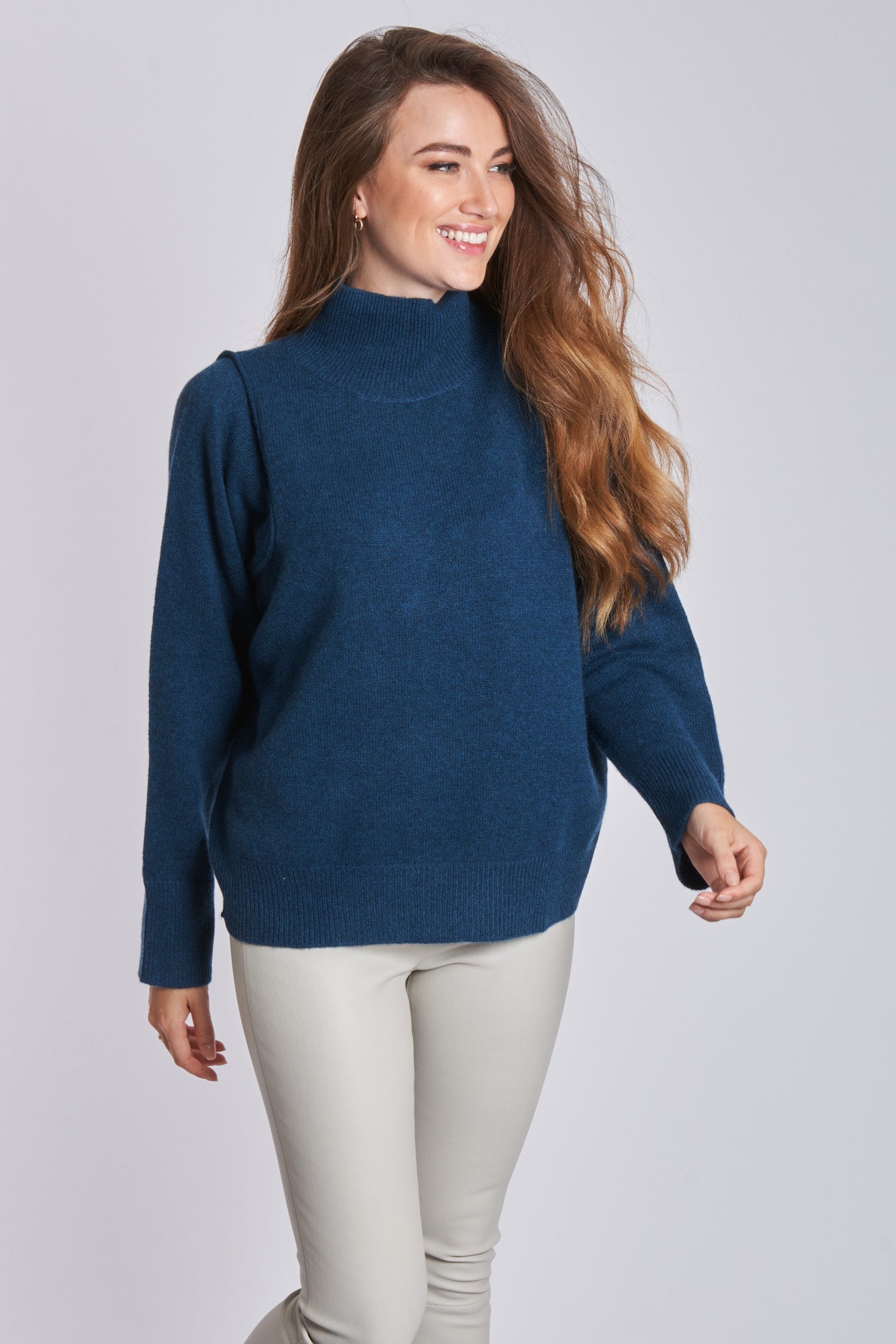 HIGH NECK JUMPER-ABYSSE