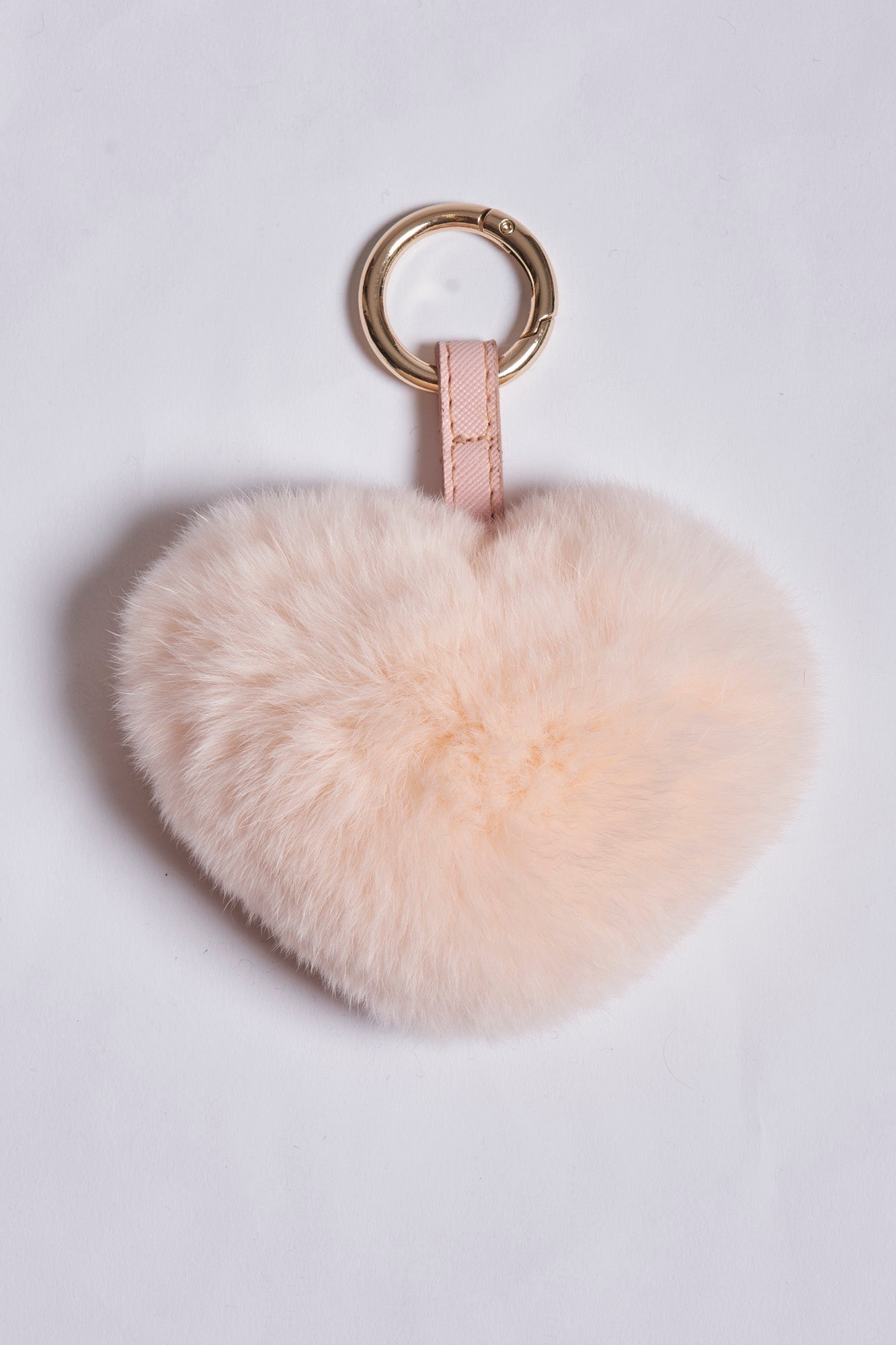Divine Cashmere plush fur bag charm accessory