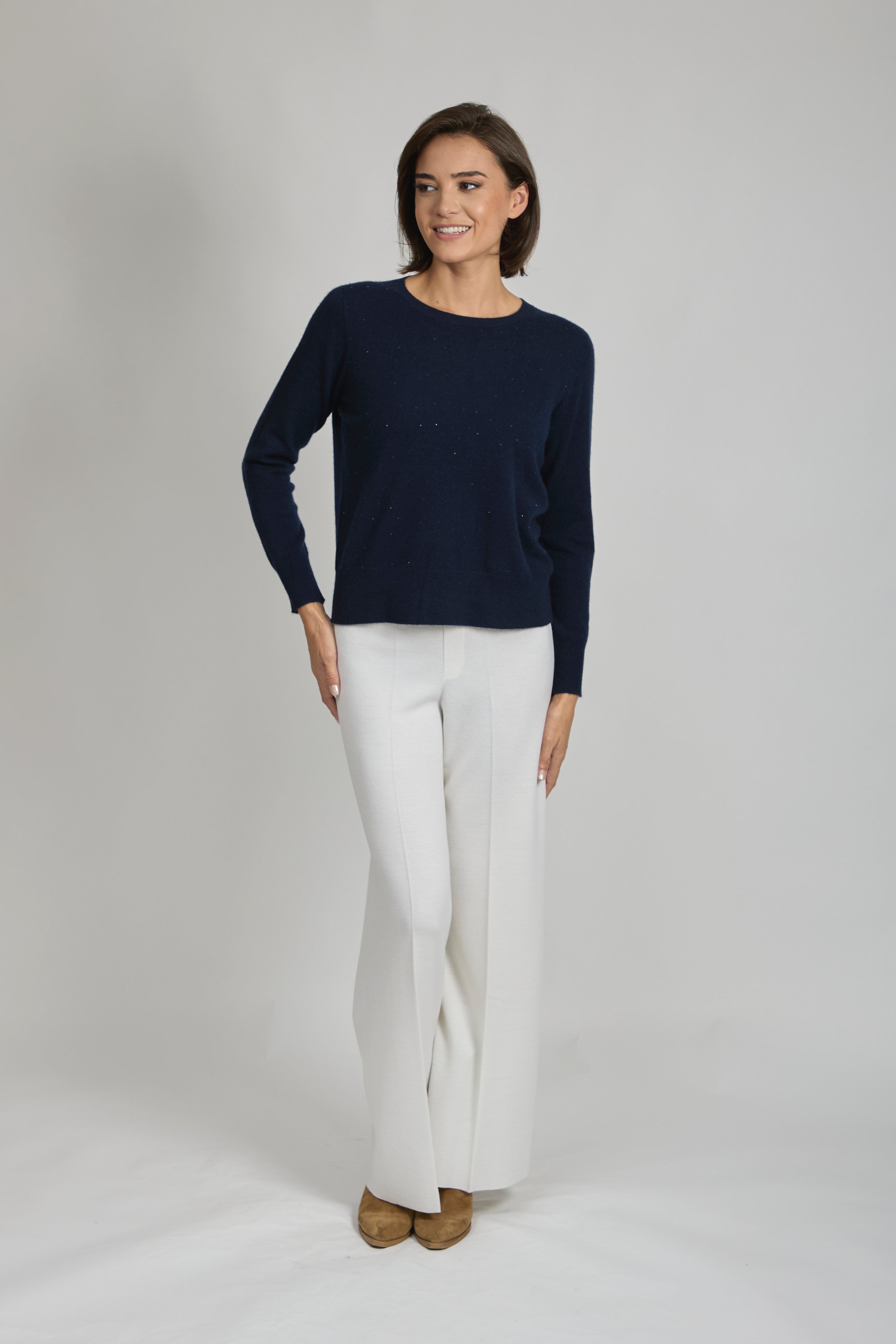 Divine Cashmere sequin-embellished cashmere sweater